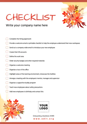 Bearbeite eine Checkliste