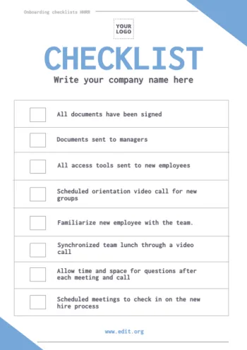 Bearbeite eine Checkliste