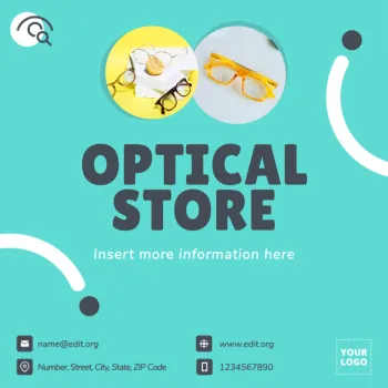 Edit an Optical Store banner
