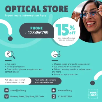 Edit an Optical Store banner
