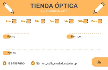 Edita una Tarjeta de Cita