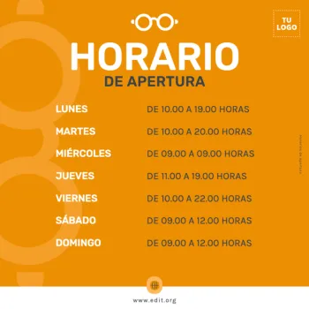 Edita un banner para una Óptica