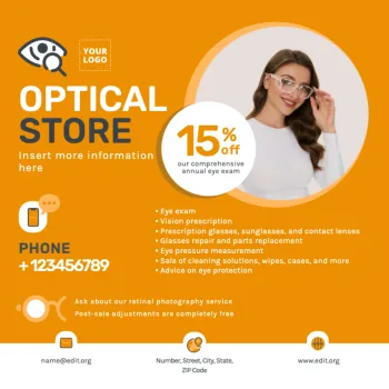 Edit an Optical Store banner