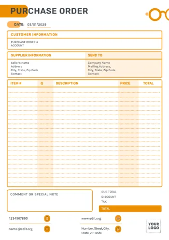 Edit an Order Template