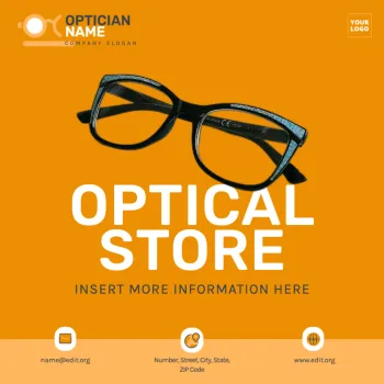 Edit an Optical Store banner