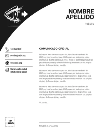 Editar una plantilla US letter