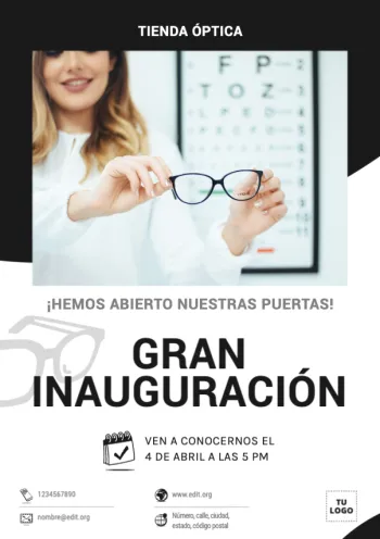 Crear diseños para tu inauguración