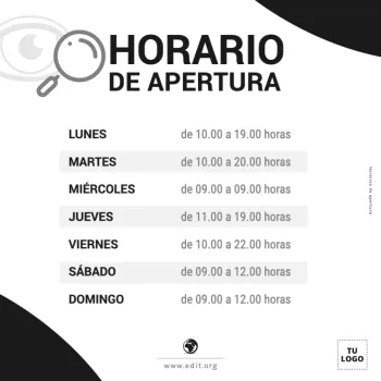 Edita un banner para una Óptica