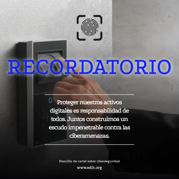Edita un flyer de Ciberseguridad