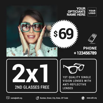 Edit an Optical Store banner