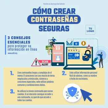 Edita un flyer de Ciberseguridad