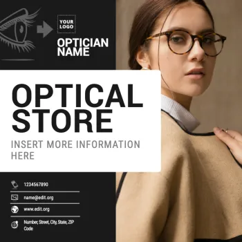Edit an Optical Store banner