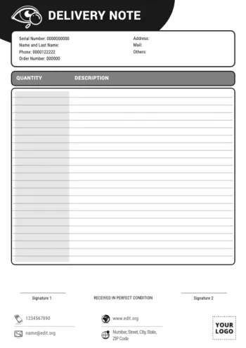 Modifica di una bolla di consegna