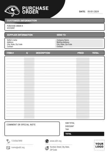 Edit an Order Template