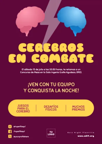 Edita un flyer de Quiz