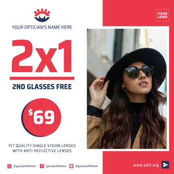 Edit an Optical Store banner