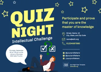 Edit a Quiz Night template