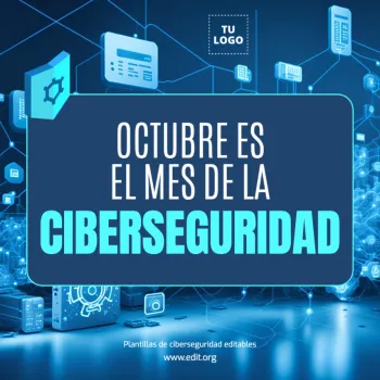 Edita un flyer de Ciberseguridad