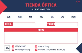 Edita una Tarjeta de Cita