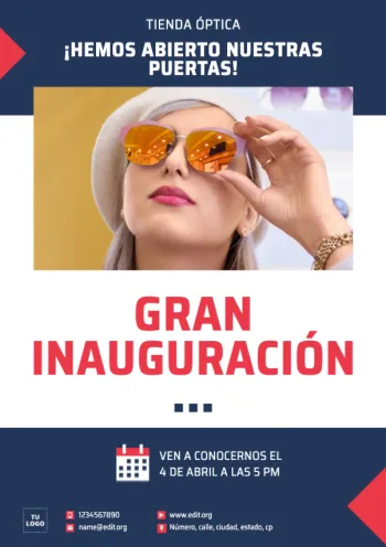 Crear diseños para tu inauguración