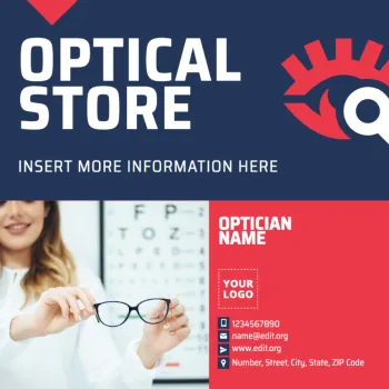 Edit an Optical Store banner