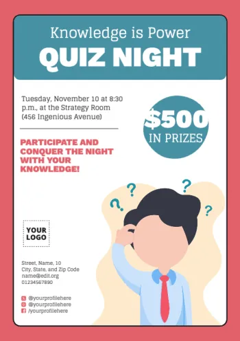 Edit a Quiz Night template