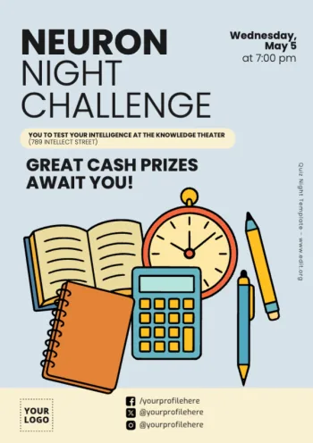 Edit a Quiz Night template