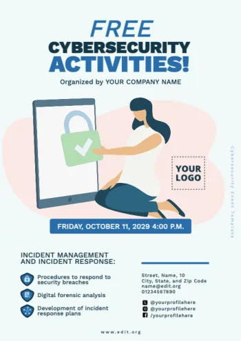 Edit a Cybersecurity template