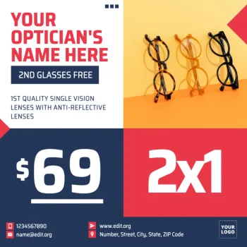 Edit an Optical Store banner