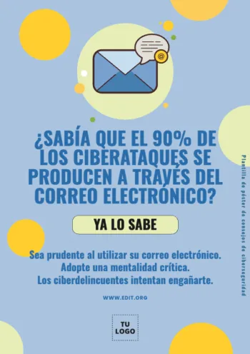 Edita un flyer de Ciberseguridad