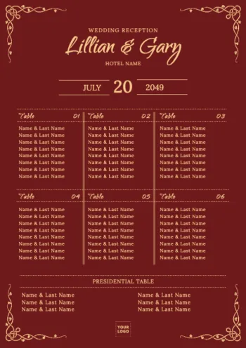 Edite um mapa de assentos
