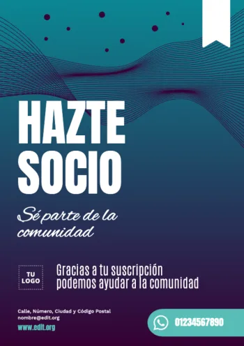 Editar una plantilla de Hazte Socio
