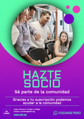 Editar una plantilla de Hazte Socio