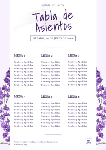 Edita un plan de asientos