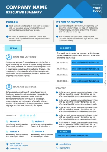 Edit an Executive Summary