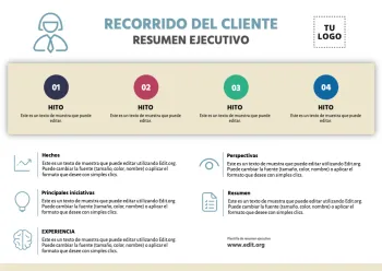 Edita un informe ejecutivo