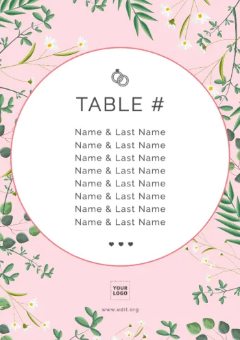 Edit a seating chart template