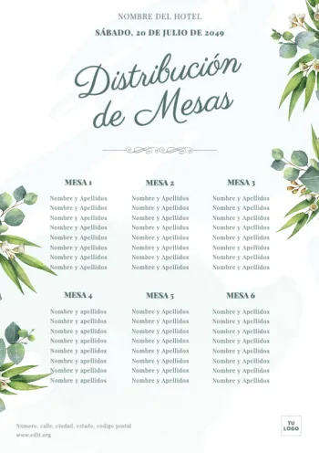 Edita un plan de asientos