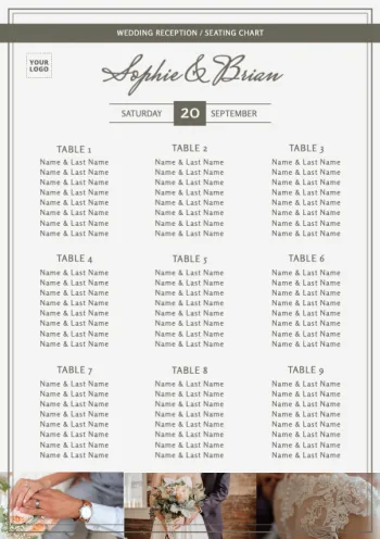 Edit a seating chart template