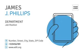 Créez votre carte de visite