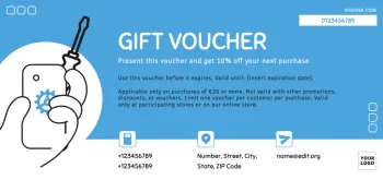 Créer un chèque-cadeau