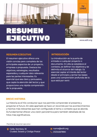 Edita una plantilla A4