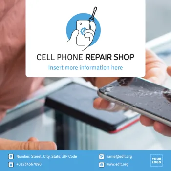 Edit a mobile repair template