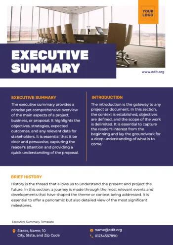 Edit an Executive Summary