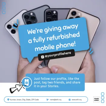 Editar um design sobre conserto de celular