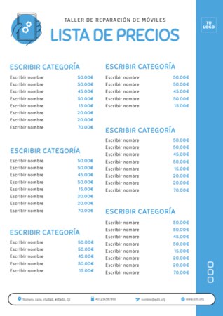 Edita una plantilla A4
