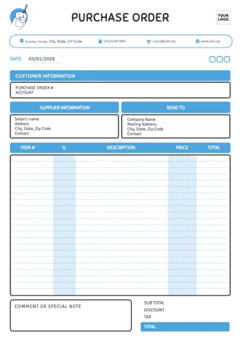 Edit an Order Template