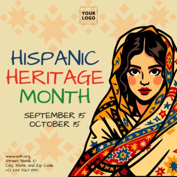 Edite um modelo de herança hispânica.