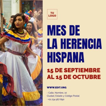  Edita una plantilla de Herencia Hispana