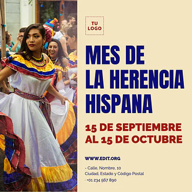  Edita una plantilla de Herencia Hispana